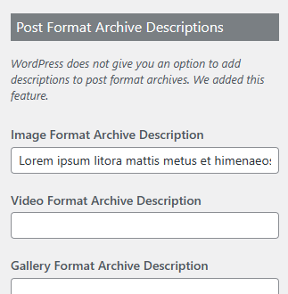 screenshot showing how to add a post format intro with Amble